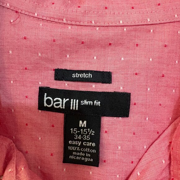 Men's Pink Long Sleeve Button Down Dress Shirt - Picture 2 of 2